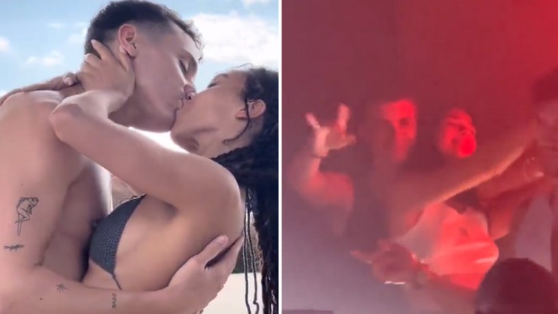 FKA Twigs and Aron Piper