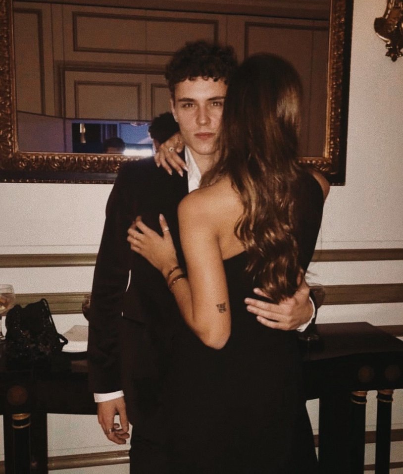 Aaron Piper with a girl