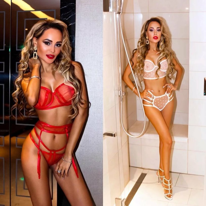 Anna Kalashnikova in underwear