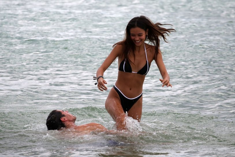 Conor Dwyer and Kelsey Merritt