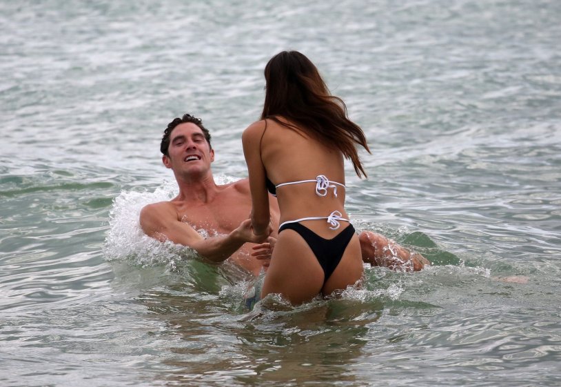 Conor Dwyer and Kelsey Merritt