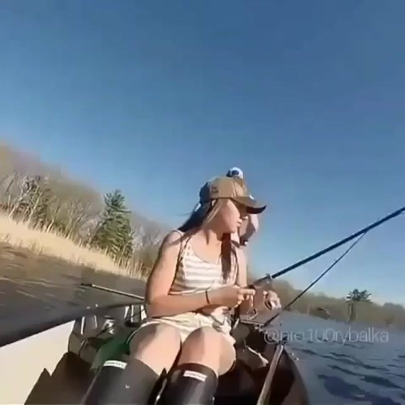 Fishing girls in pictures