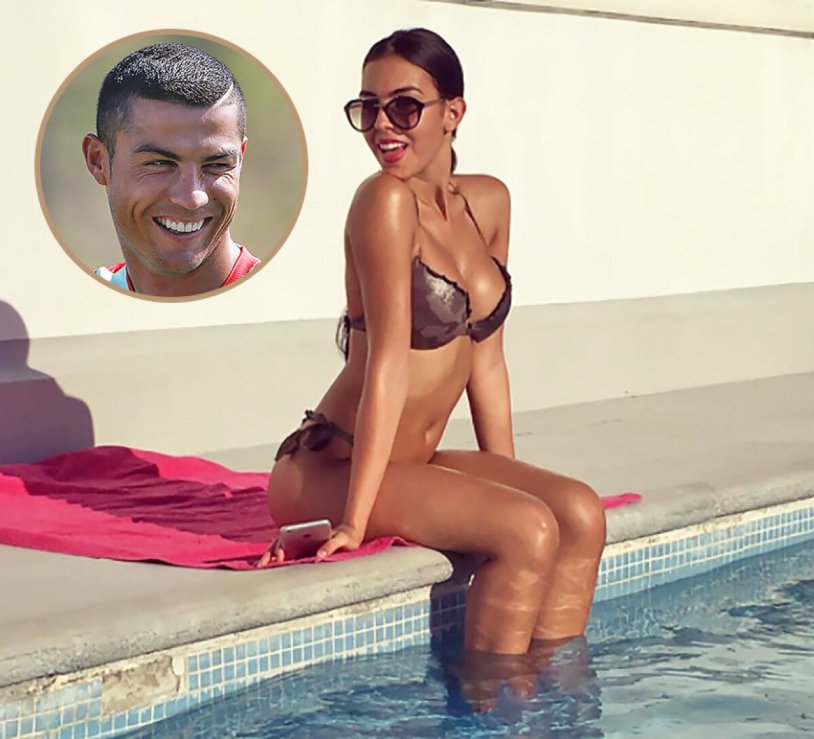 Georgina Rodriguez in Kupalny