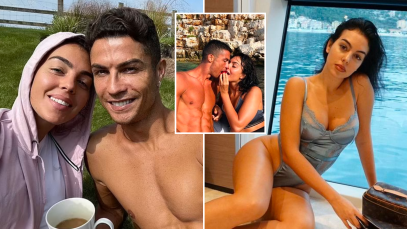 Georgina Rodriguez with Ronaldo