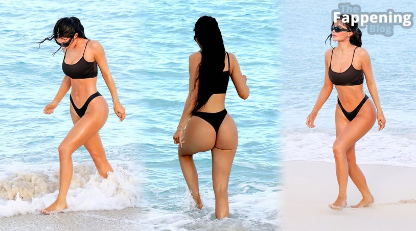 Kylie Jenner on the beach