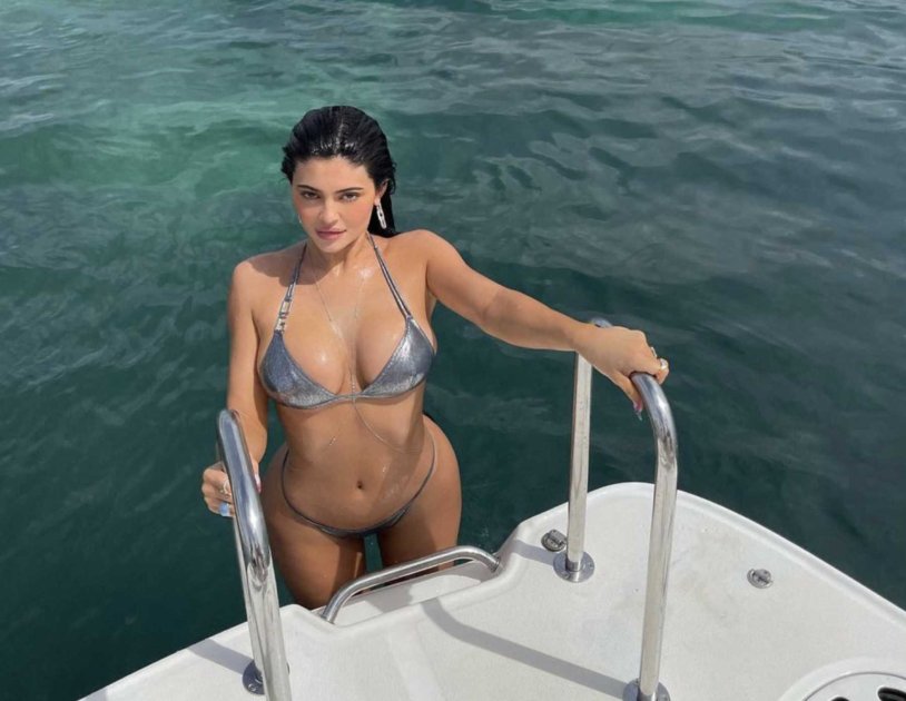 Kylie Jenner photo in a swimsuit