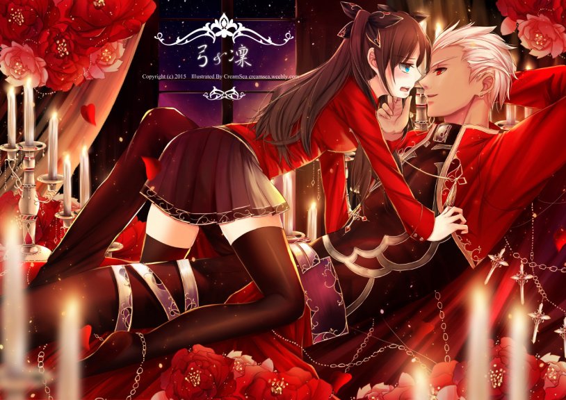 Rin Tosaka and Archer