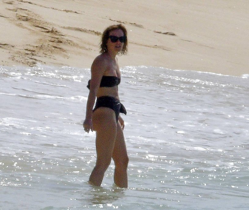 Emma Watson on the beach figure