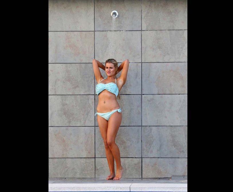 Georgia Wigham swimsuit