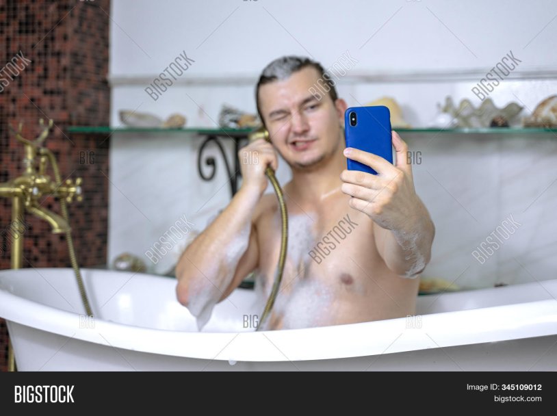 A man in the bathroom