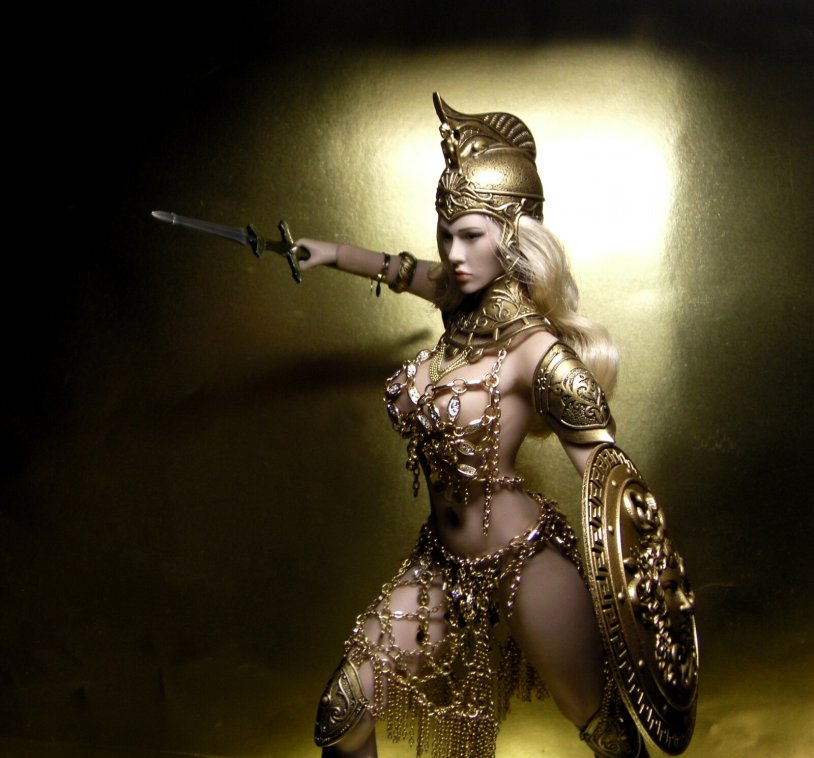 Athena without clothes