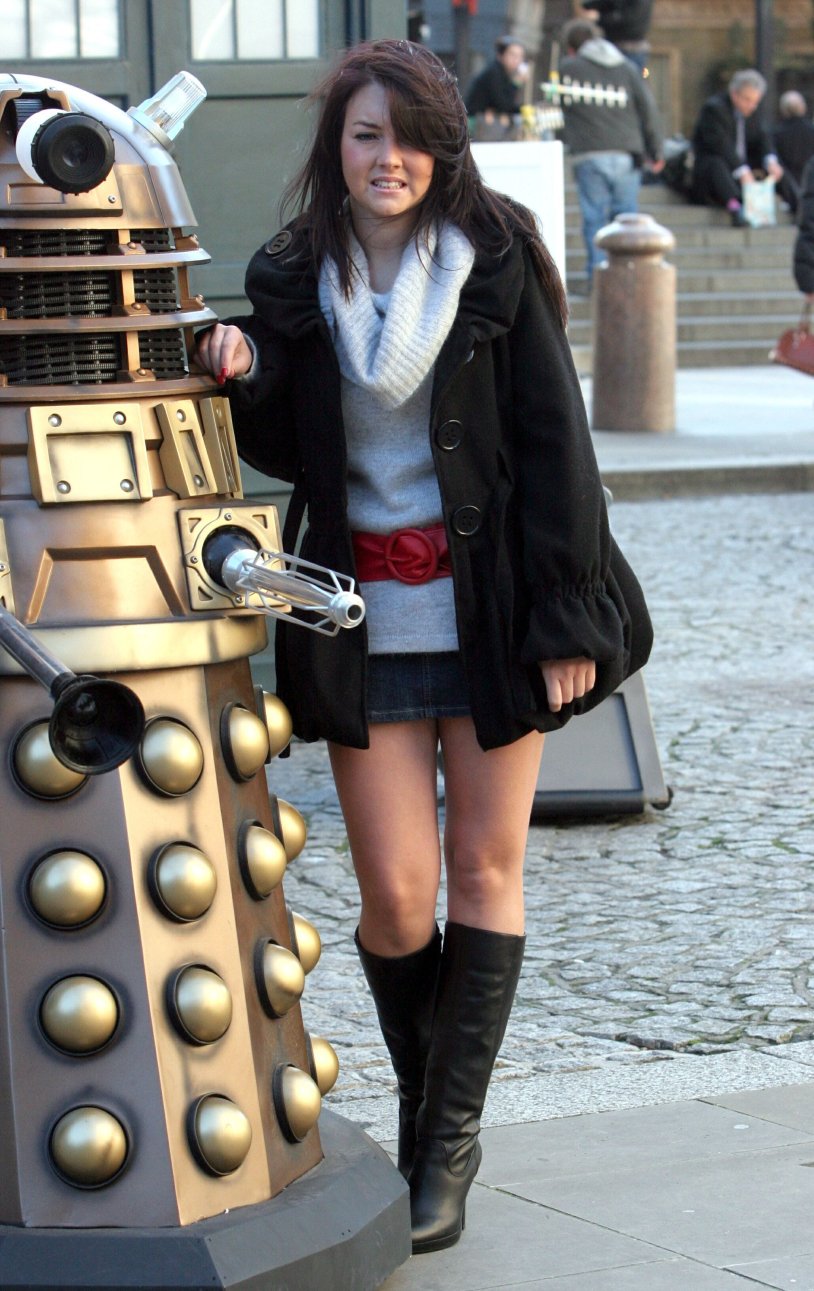 Lacey Turner in the helmet