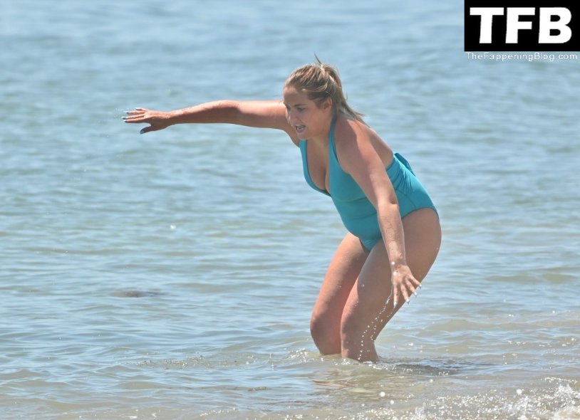 Jacqueline Jossa in a swimsuit