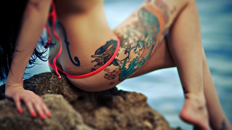Girl tattoo