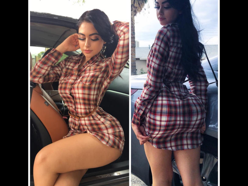 Jailyne ojeda ochoa in a dress