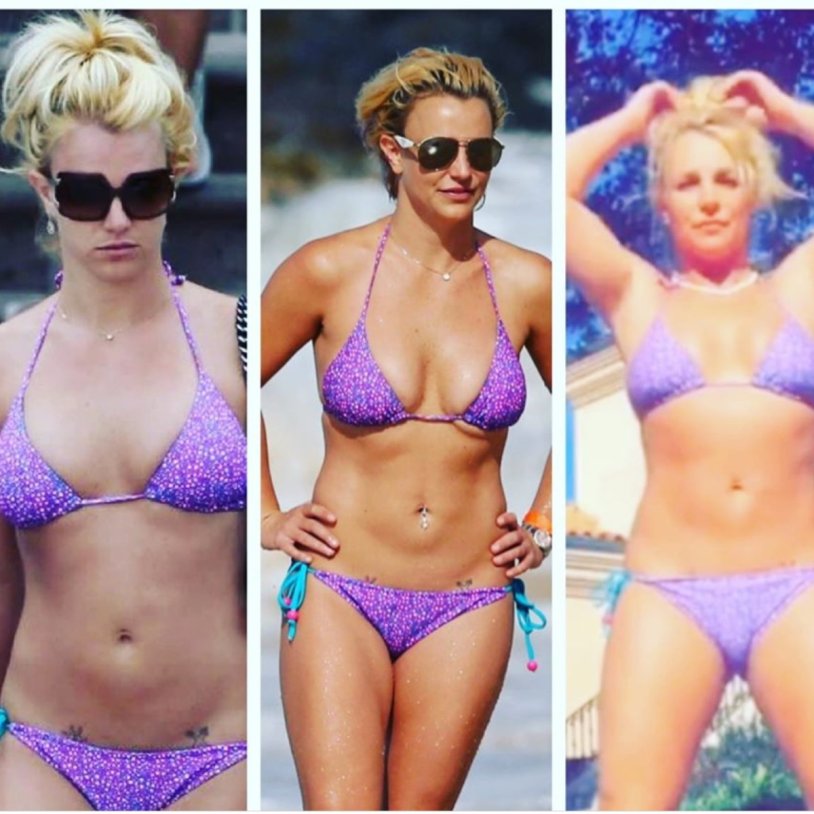 Britney Spears in a swimsuit 2020