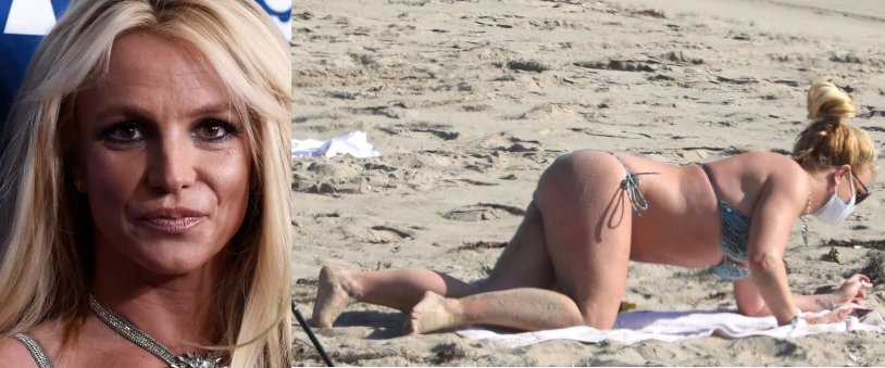 Britney Spears starred naked