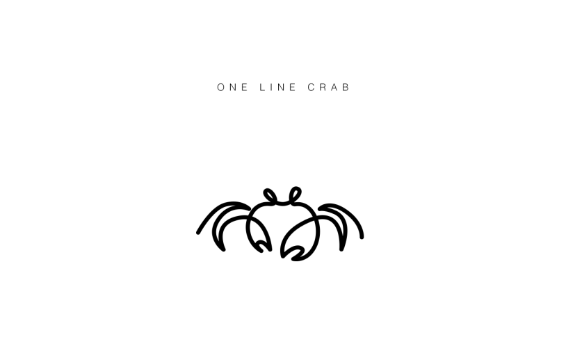 Tattoo crab minimalism