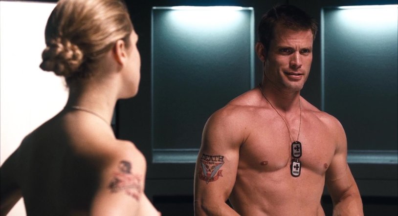 Casper Van Dean Star Troops Scene in the shower