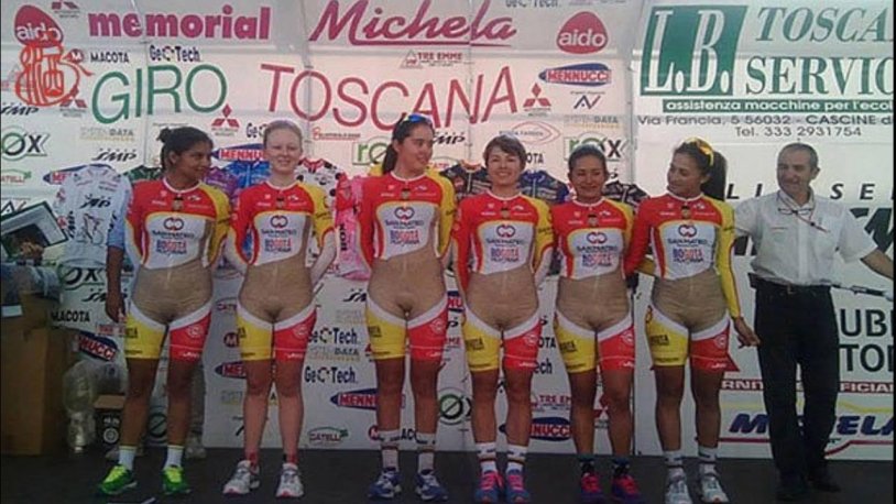 Colombian women's team of cycling