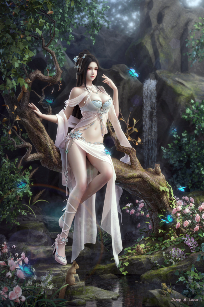 Fantasy girls fashion models