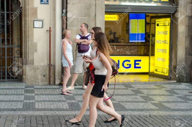 Exhibitionist in Prague