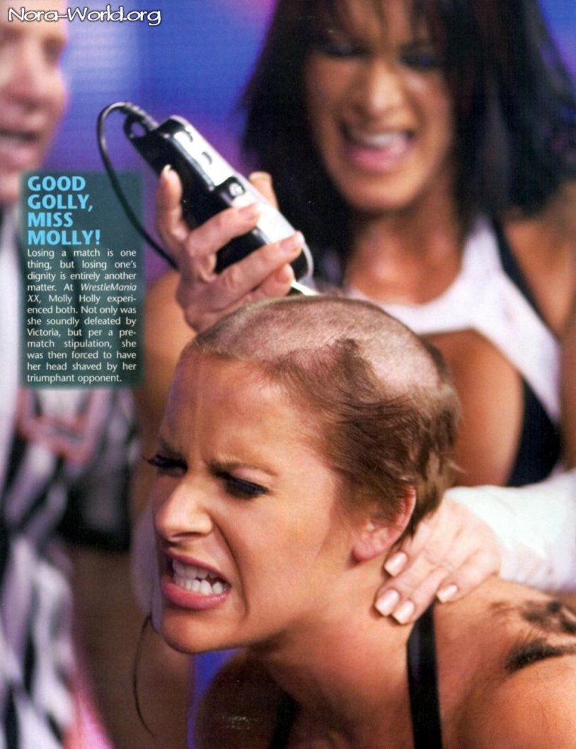 Molly Holly bald