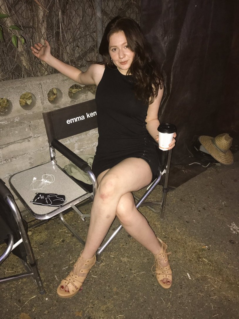 Emma Kinny in a swimsuit