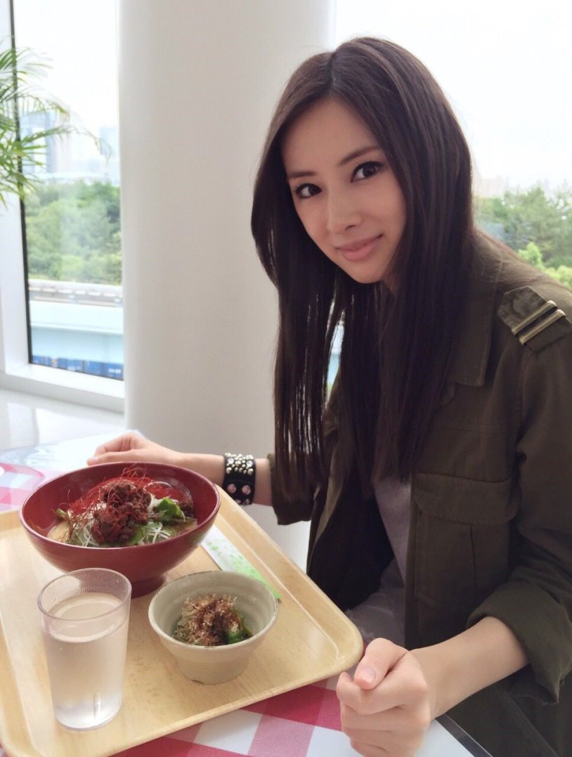 Sweet Asian Girl Selfie in a cafe