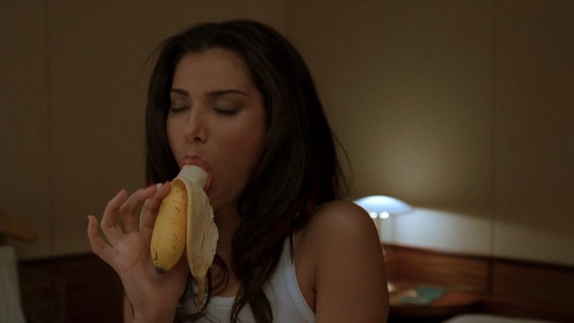 Roselin Sanchez with Banana