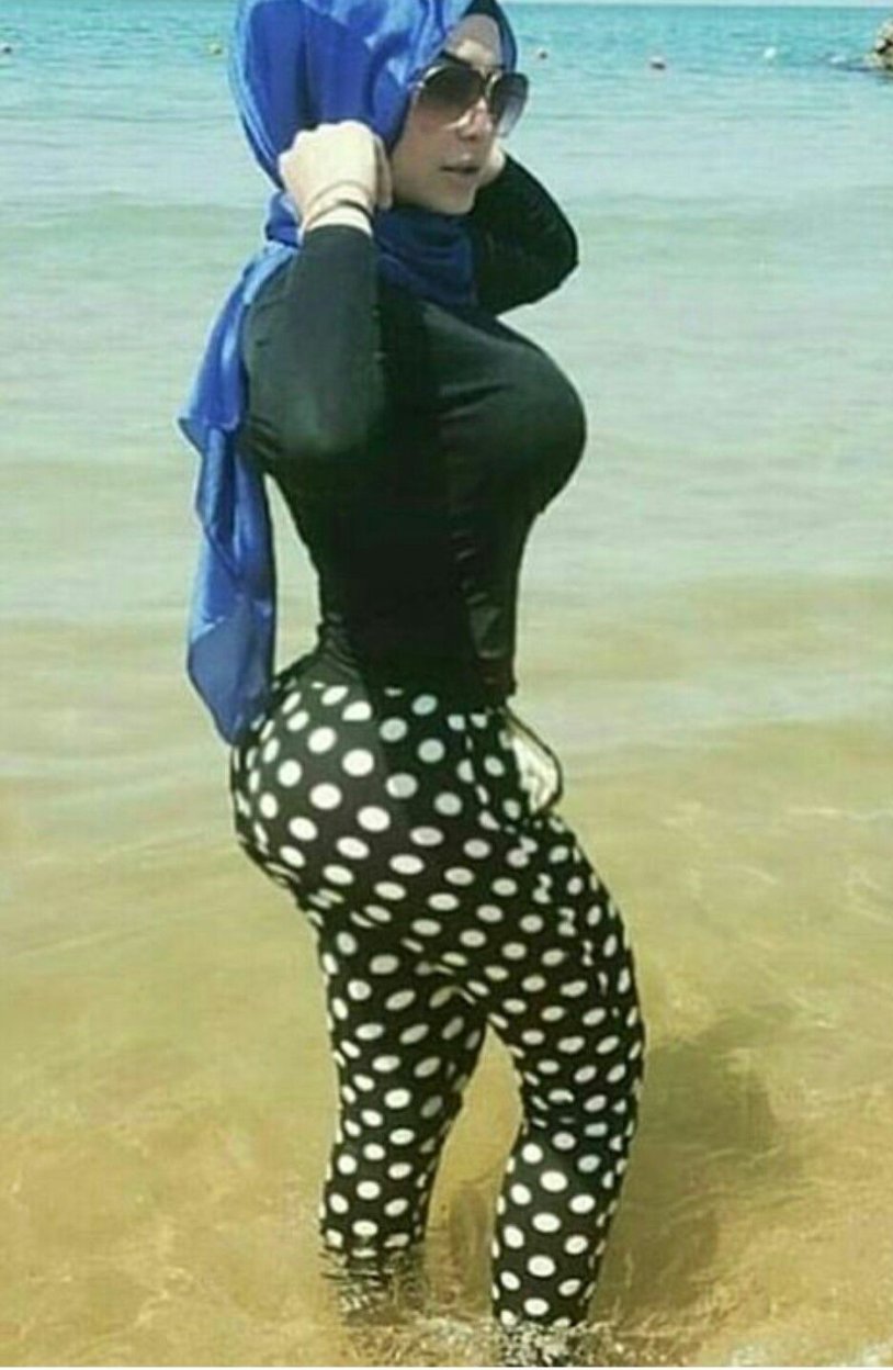 Women Muslims in bikini