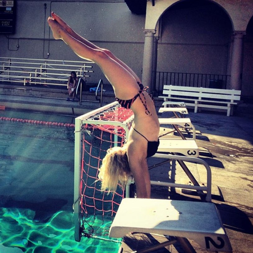 Emily Osment in a swimsuit