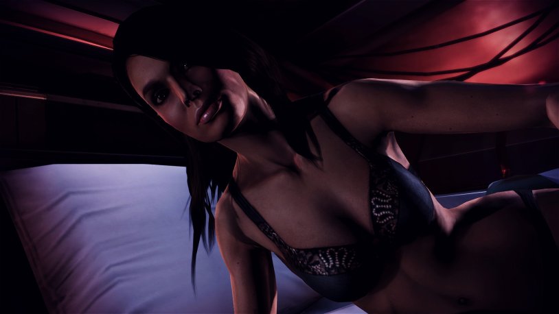 Ashley Williams in underwear