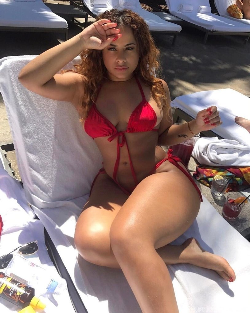 Ciera Rogers on the beach