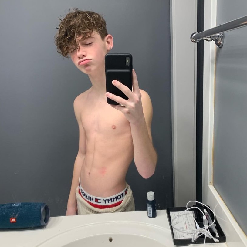 Peyton Moormer in shorts