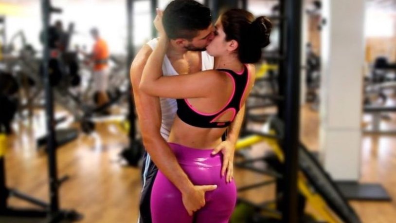 Kissing Prank Gym Edition