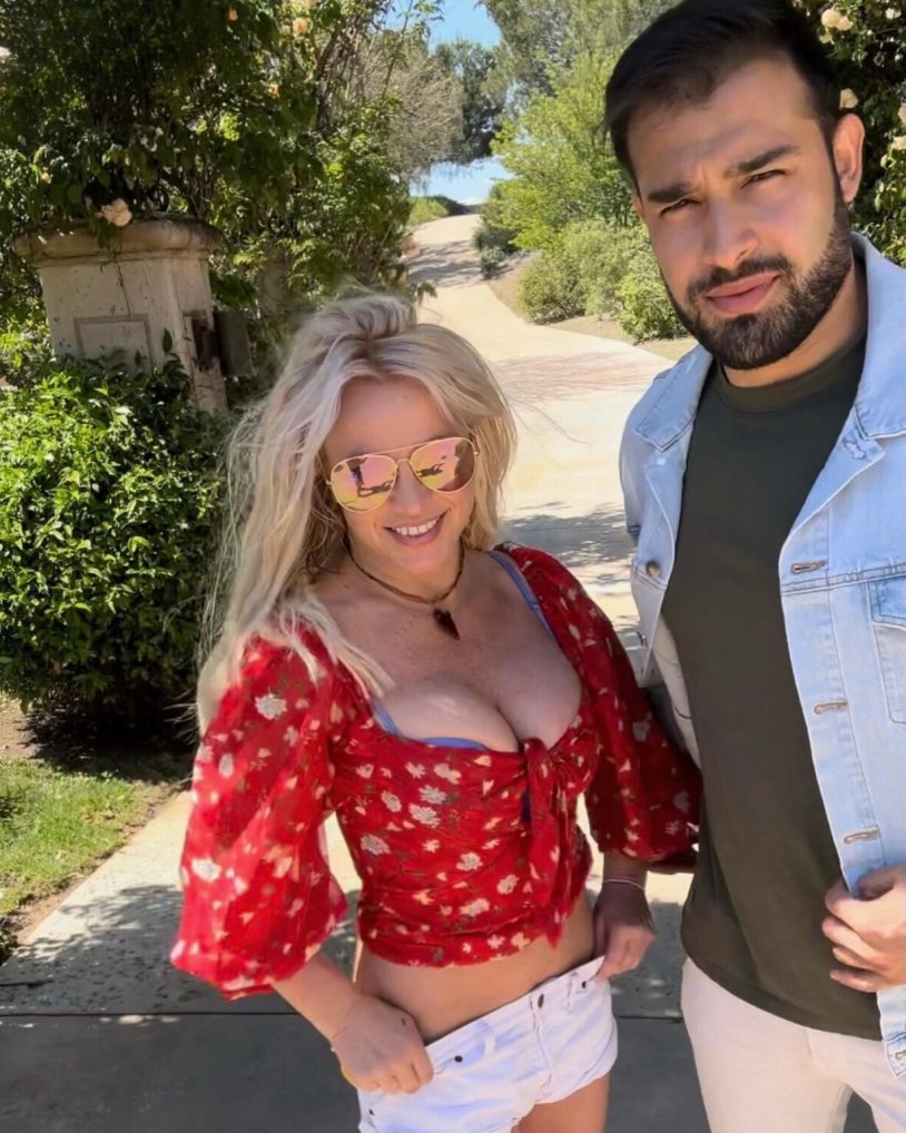 Britney Spears and Sam Asgary
