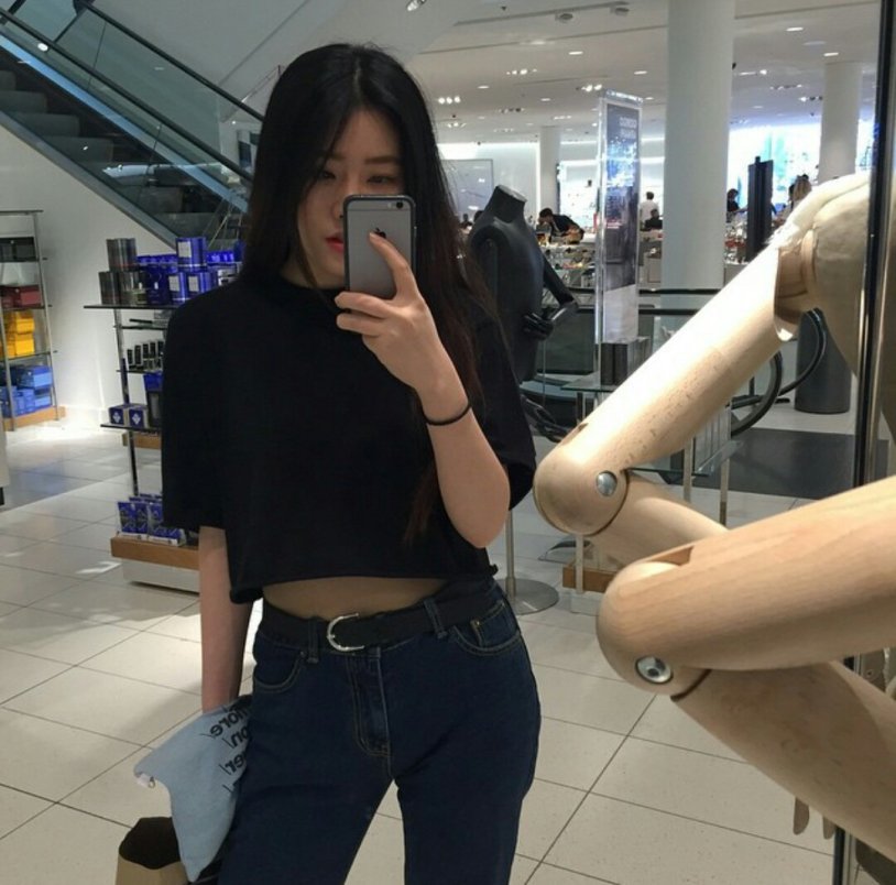 Korean clothes mirror