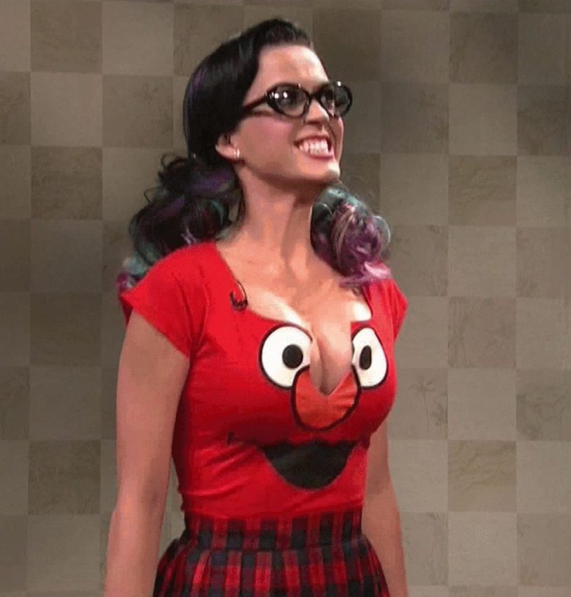 Katy Perry with Elmo
