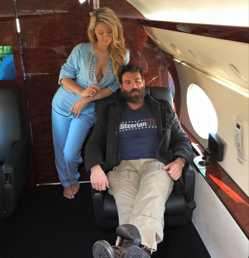 Dan Bilserian at the plane