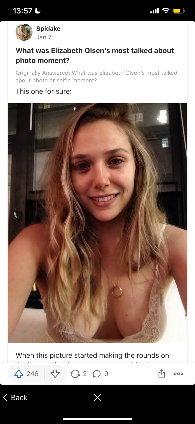 Elizabeth Olsen is merged