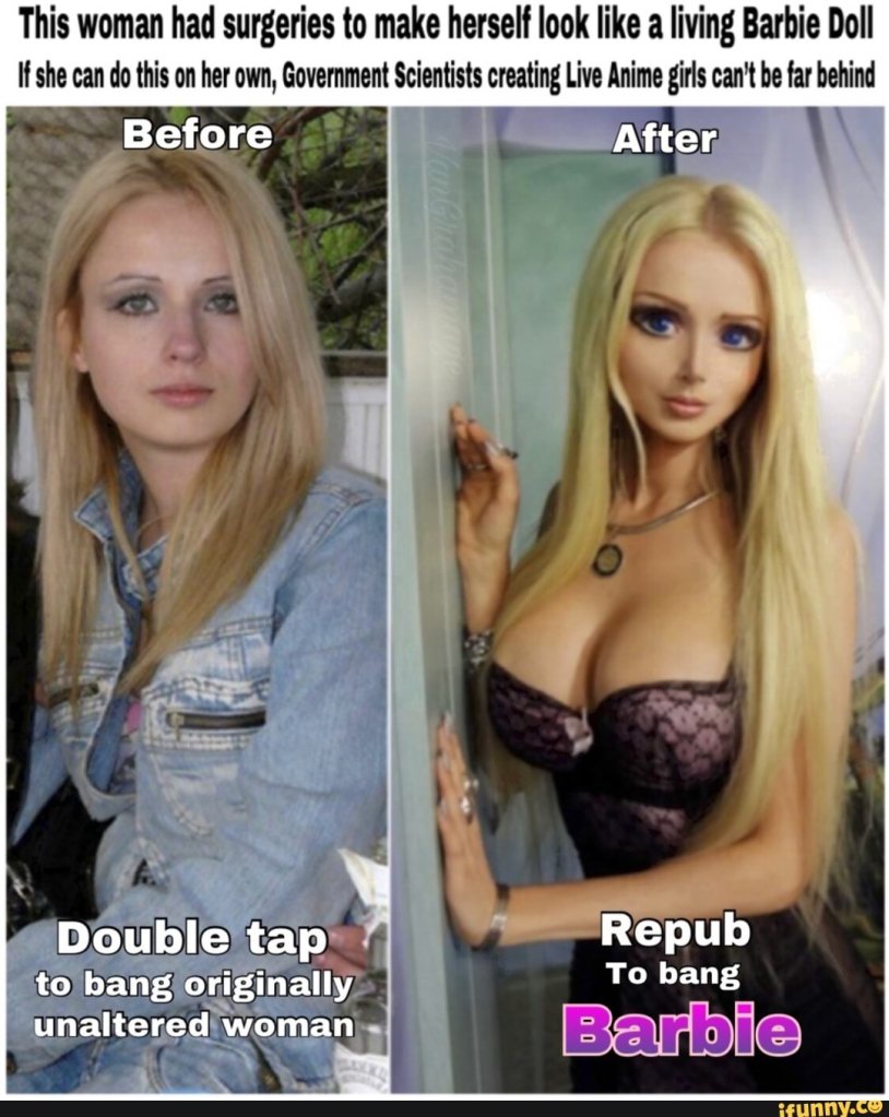 Valeria Lukyanova Barbie before surgery