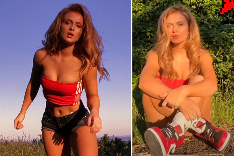 Maisie Smith in the field