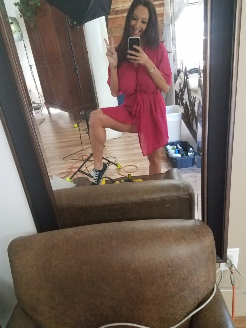 AVA Addams in Selfie dress