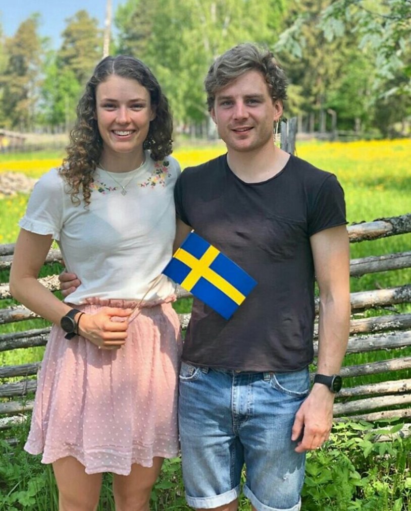 Jesper Neline and Hannah Eberg