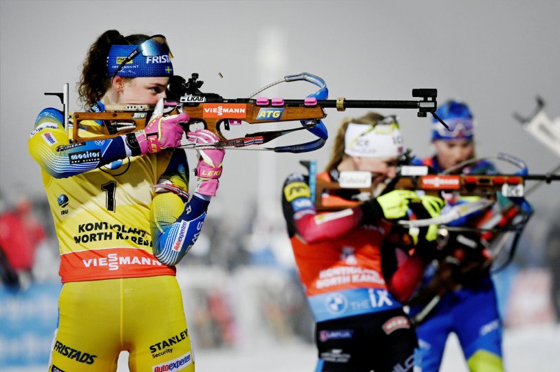 Sisters Oberg Biathlon