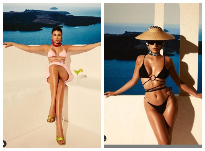 Giulia Salemi in a swimsuit