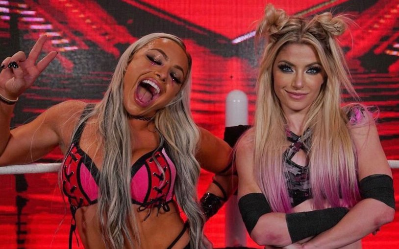 Alex Bliss and Liv Morgan