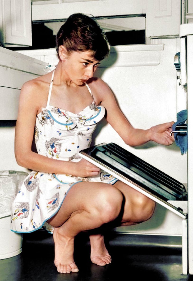 Audrey Hepburn photo in a swimsuit