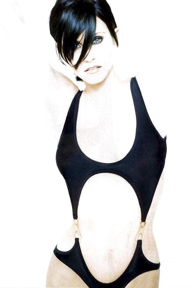 Courtney Cox in underwear